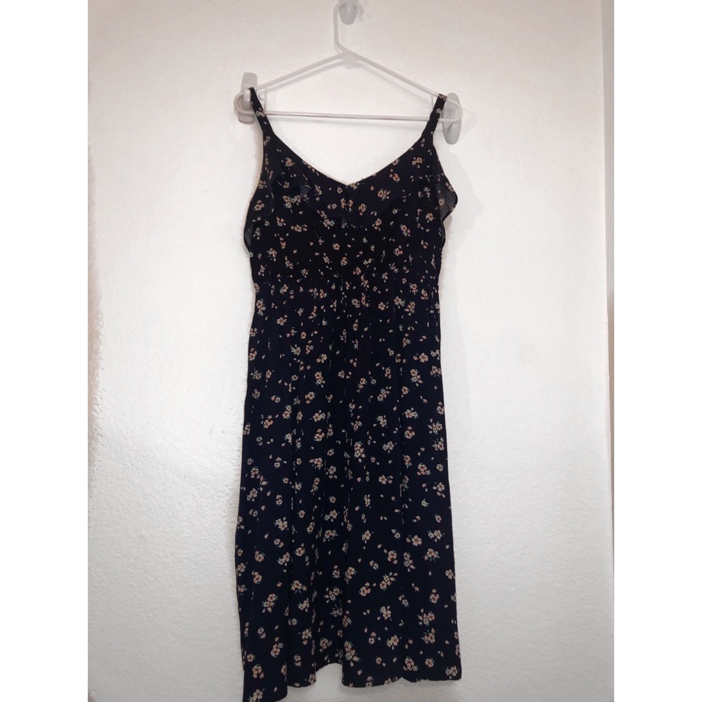 💛Torrid navy blue summer dress